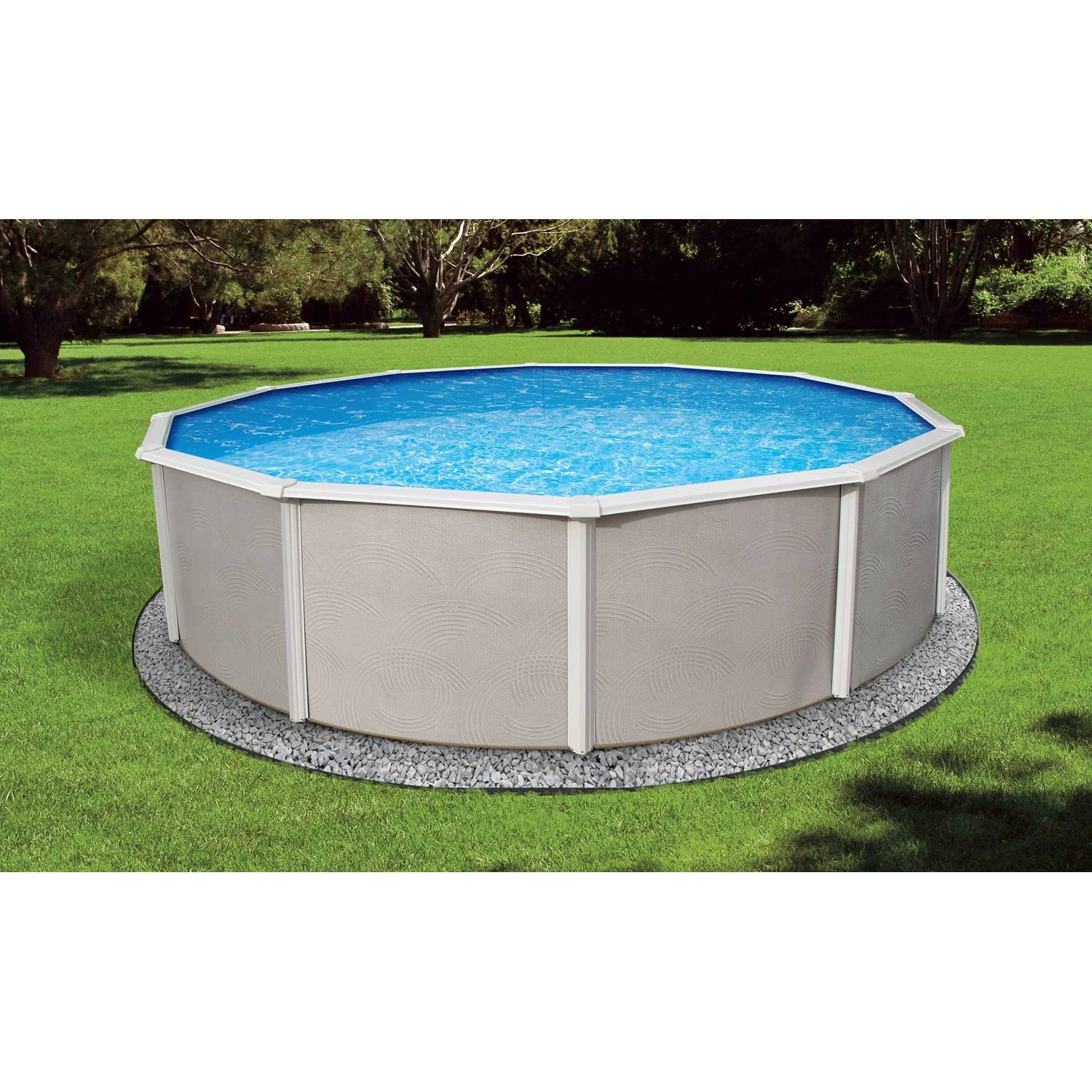 15' Round Belize 52" Tall Aboveground Pool 5 15' Round Belize 52" Tall Aboveground Pool - Image 3