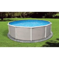 18' Round Belize 52" Tall Aboveground Pool 8 18' Round Belize 52" Tall Aboveground Pool -POOLSPLASH Sales Belize2 1 3