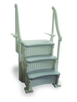 CONFER CURVE WEDDING CAKE IN GROUND POOL STEP