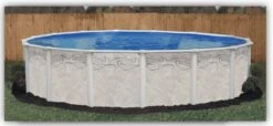 15' Round Silver Sands 54" Tall Aboveground Pool 8 15' Round Silver Sands 54" Tall Aboveground Pool -POOLSPLASH Sales SilverIsle3.5e57ddb6614980.64120169 9