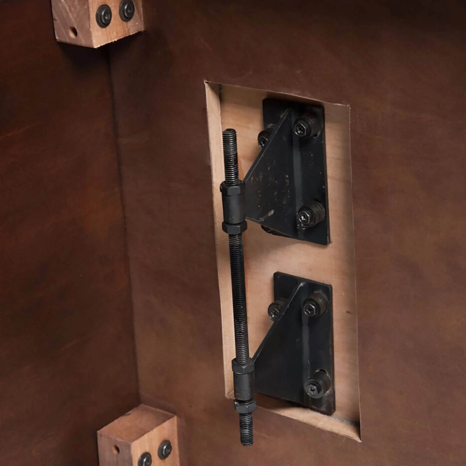 Austin 9-ft Shuffleboard Table - Mahogany Finish 7 Austin 9-ft Shuffleboard Table - Mahogany Finish - Image 5