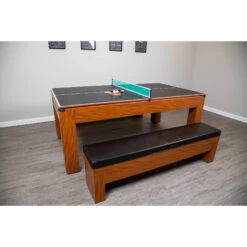 Sherwood 7-ft Air Hockey Table Combo Set With Benches -POOLSPLASH Sales cmiimidxnuxnpxrkbxmn