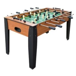 Hurricane 54-Inch Foosball Table With Light Cherry Finish, Analog Scoring And Accessories