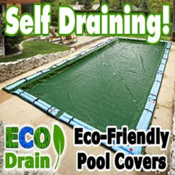 12' X 20' Rectangular Arctic Pro ECOdrain 15 Year Winter Pool Cover