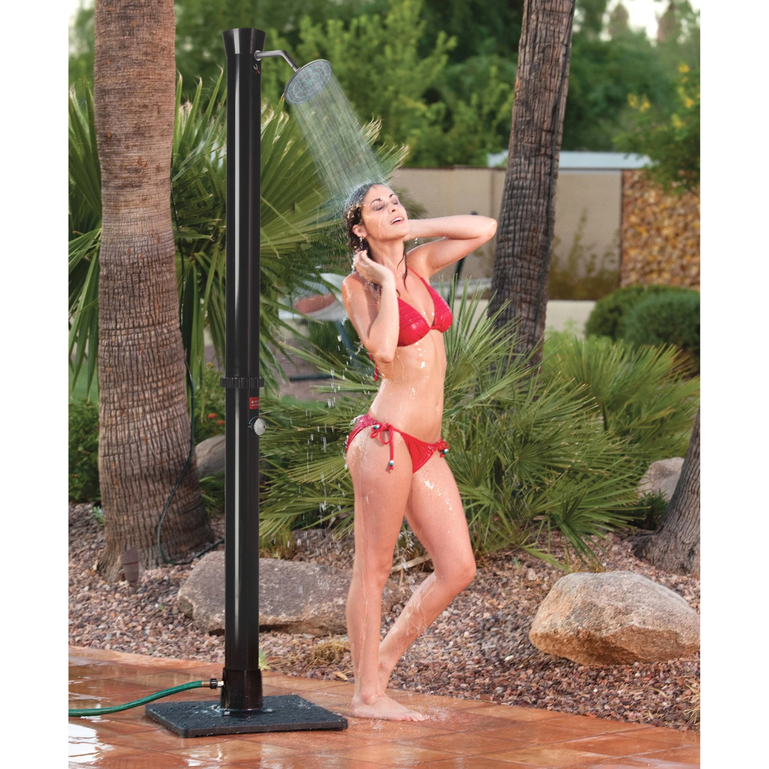 Outdoor Solar Shower With Base 4 Outdoor Solar Shower With Base - Image 2