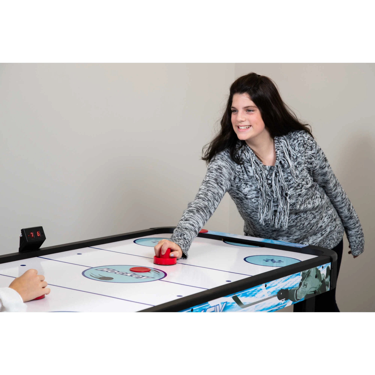 Face-Off 5-ft Air Hockey Table With LED Scoring 6 Face-Off 5-ft Air Hockey Table With LED Scoring - Image 4