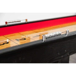 Avenger 9-ft Shuffleboard Table - Black Finish -POOLSPLASH Sales fxd8dfhffdvnacbog65s