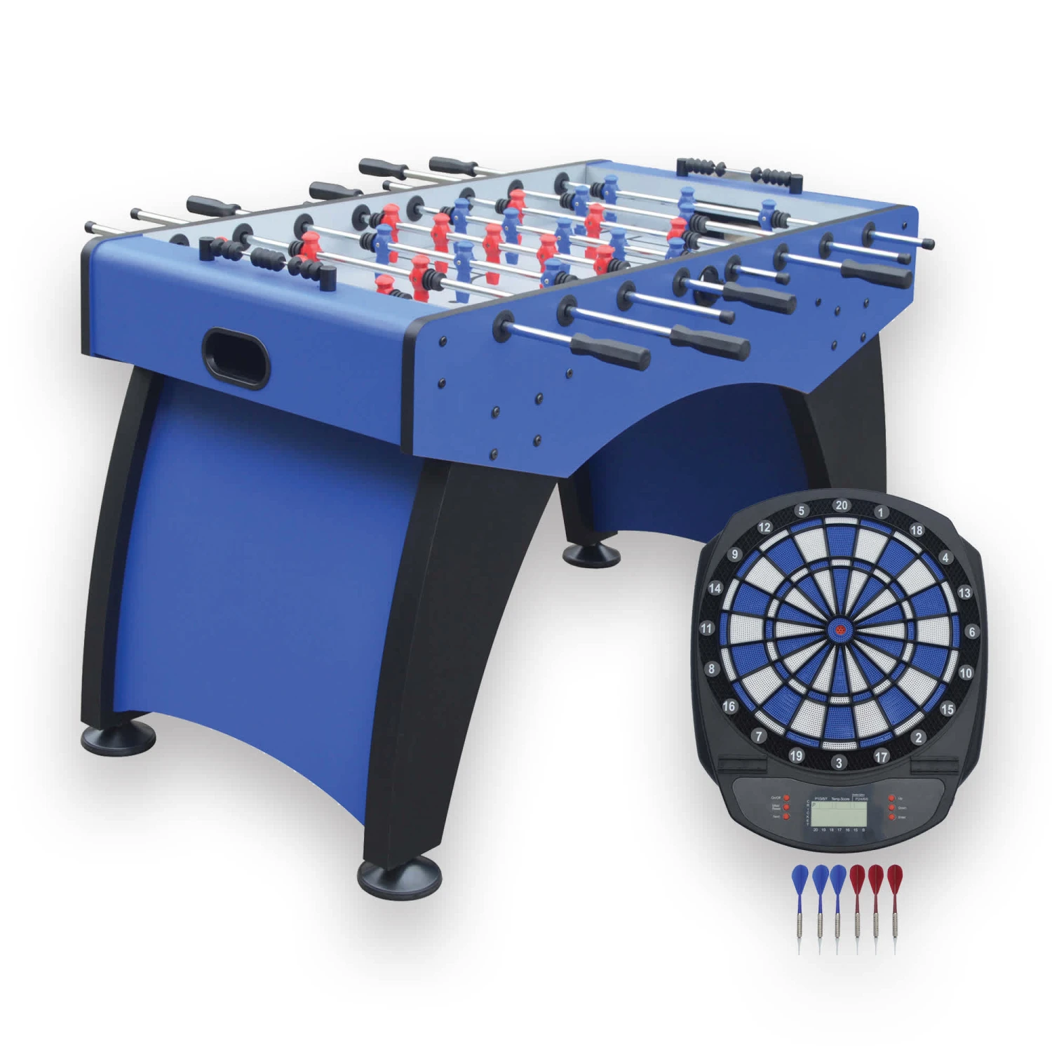 Ventura 55-in Foosball Table With Bonus Electronic Dart Board 3 Ventura 55-in Foosball Table With Bonus Electronic Dart Board