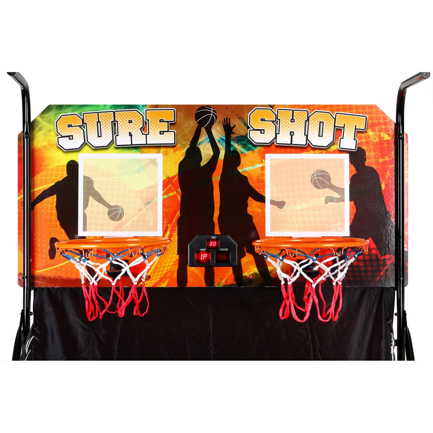 Sure Shot 81-in Dual Basketball Arcade Game With LED Scoring 7 Sure Shot 81-in Dual Basketball Arcade Game With LED Scoring - Image 5