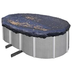 16' X 32' Oval Arctic Pro Leaf Net Pool Cover