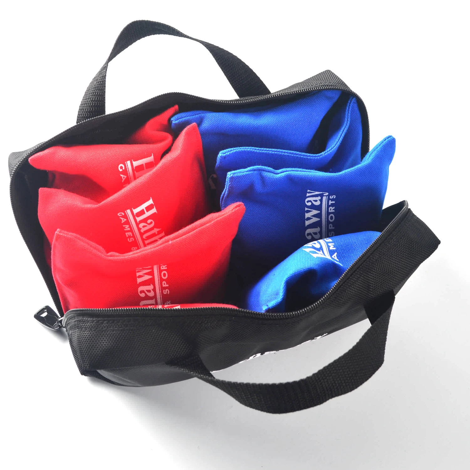 Regulation Cornhole Bag Set With Included Case – Red/Blue 4 Regulation Cornhole Bag Set With Included Case – Red/Blue - Image 2