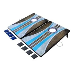 Santa Cruz Cornhole Bean Bag Toss Game Set With LED Lights