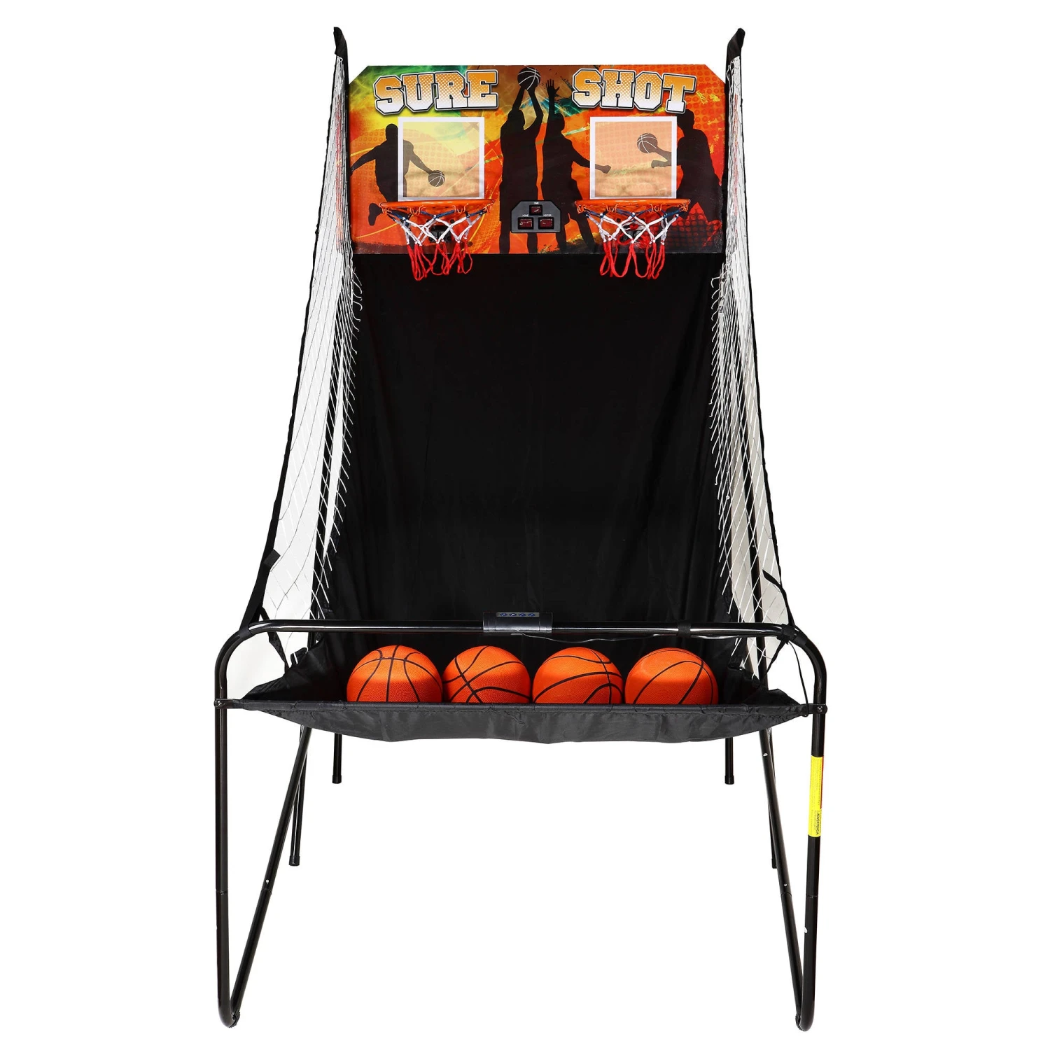 Sure Shot 81-in Dual Basketball Arcade Game With LED Scoring 5 Sure Shot 81-in Dual Basketball Arcade Game With LED Scoring - Image 3
