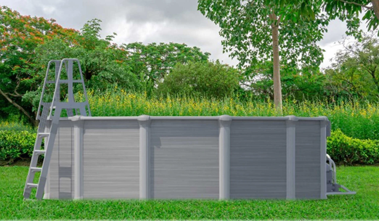 18' Round Montauk 52" Tall Aboveground Pool 4 18' Round Montauk 52" Tall Aboveground Pool - Image 2