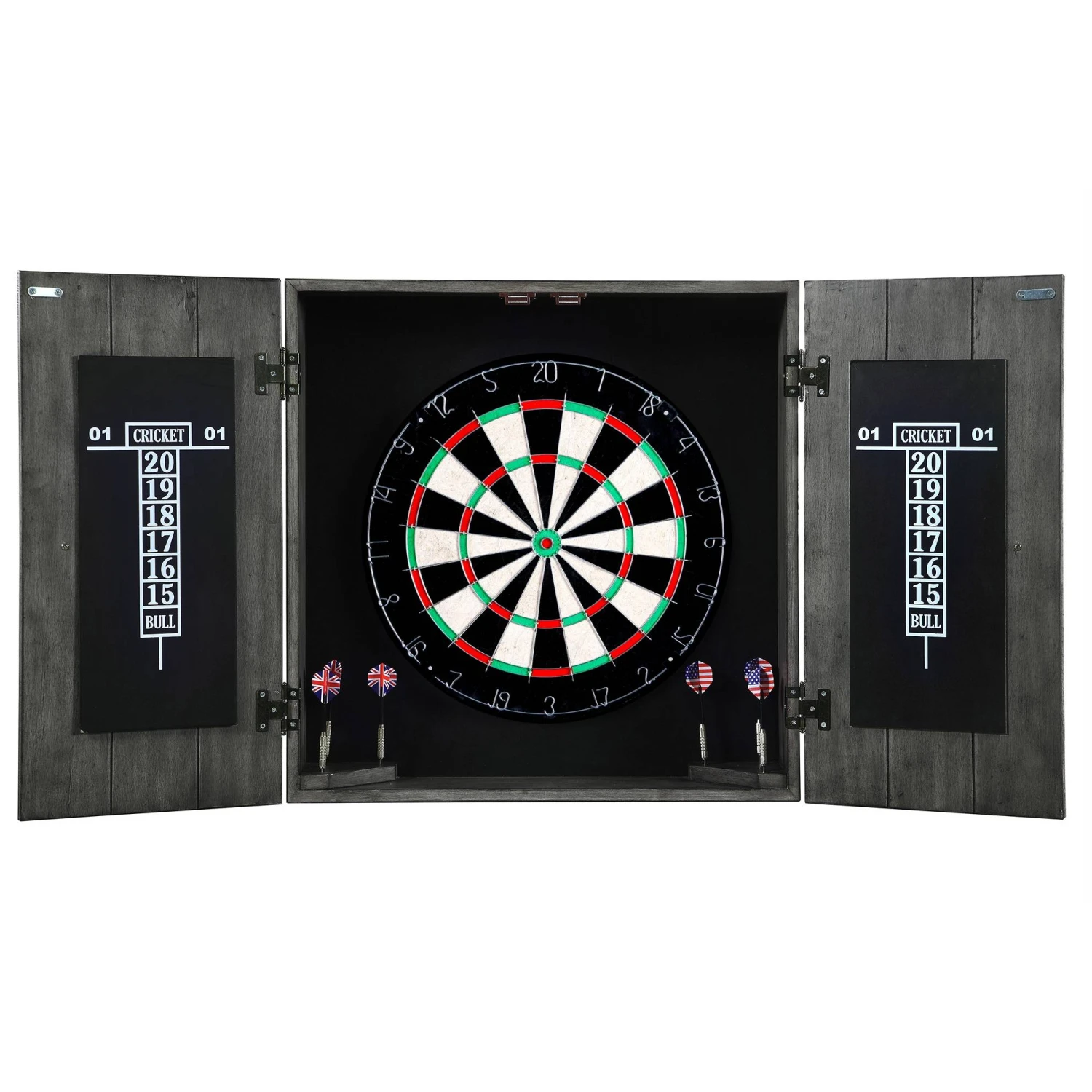 Drifter Solid Wood Dartboard And Cabinet Set - Timberwood 3 Drifter Solid Wood Dartboard And Cabinet Set - Timberwood