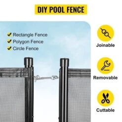 4 X 12 Ft Swimming In-Ground Pool Security Fence 14 4 X 12 Ft Swimming In-Ground Pool Security Fence -POOLSPLASH Sales pool fence m100 4 a8da928b d82a 48f3 b9a9 8e54134d2ca7 568x568