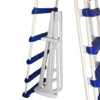 52-in A-Frame Ladder W/ Safety Barrier And Removable Steps For Above Ground Pools 5 52-in A-Frame Ladder W/ Safety Barrier And Removable Steps For Above Ground Pools - Image 3