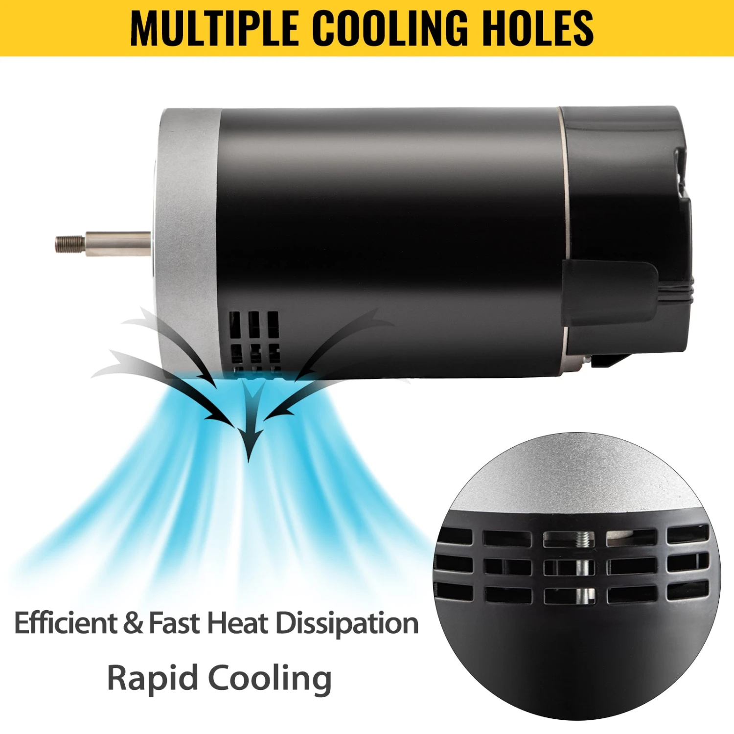 56J Frame 1 HP Single Speed Pool Pump Motor 7 56J Frame 1 HP Single Speed Pool Pump Motor - Image 5