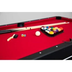 Spartan 6-ft Pool Table With Table Tennis Top - Black With Red Felt 10 Spartan 6-ft Pool Table With Table Tennis Top - Black With Red Felt -POOLSPLASH Sales q0fi33csdguctlunuu8g