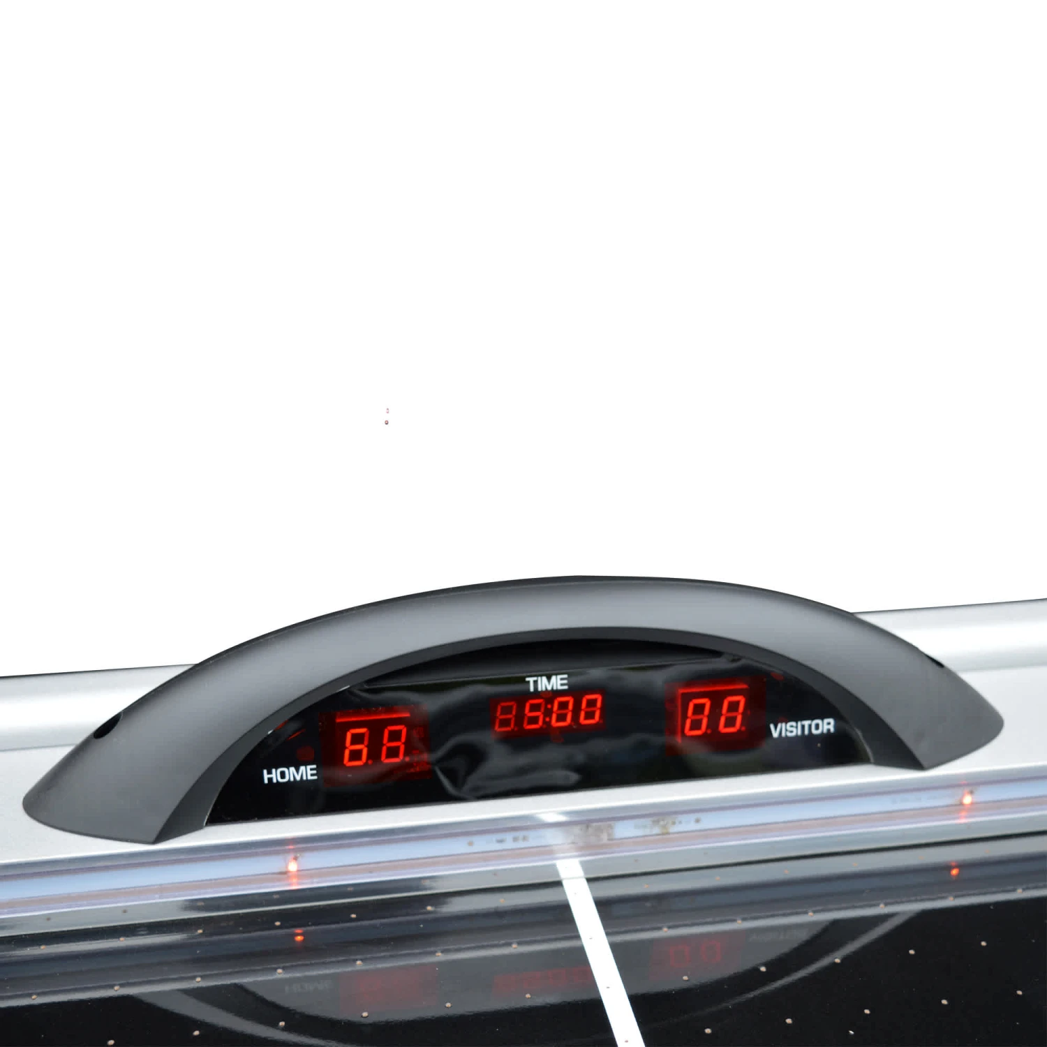 Trailblazer 7-ft Air Hockey Table With LED Scoring - Black Silver And Orange 7 Trailblazer 7-ft Air Hockey Table With LED Scoring - Black Silver And Orange - Image 5