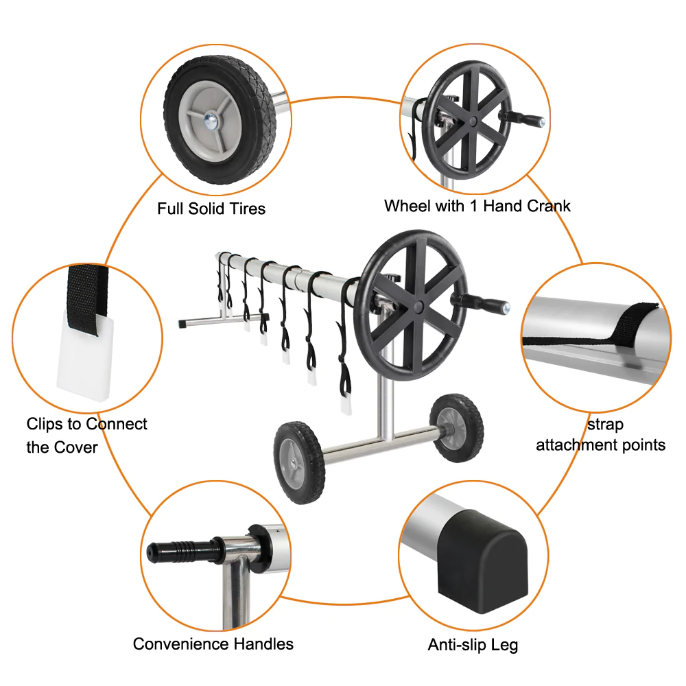 Twister 6'-18' Inground Solar Cover Reel 6 Twister 6'-18' Inground Solar Cover Reel - Image 4