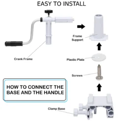 Twister 16' Aboveground Solar Cover Reel -POOLSPLASH Sales twisterabg5
