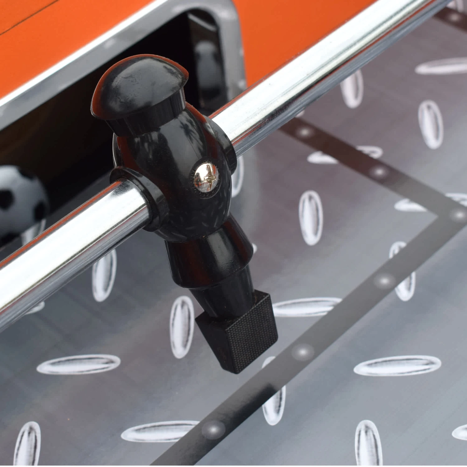 Trailblazer 56-in Foosball Table - Black Silver And Orange 7 Trailblazer 56-in Foosball Table - Black Silver And Orange - Image 5