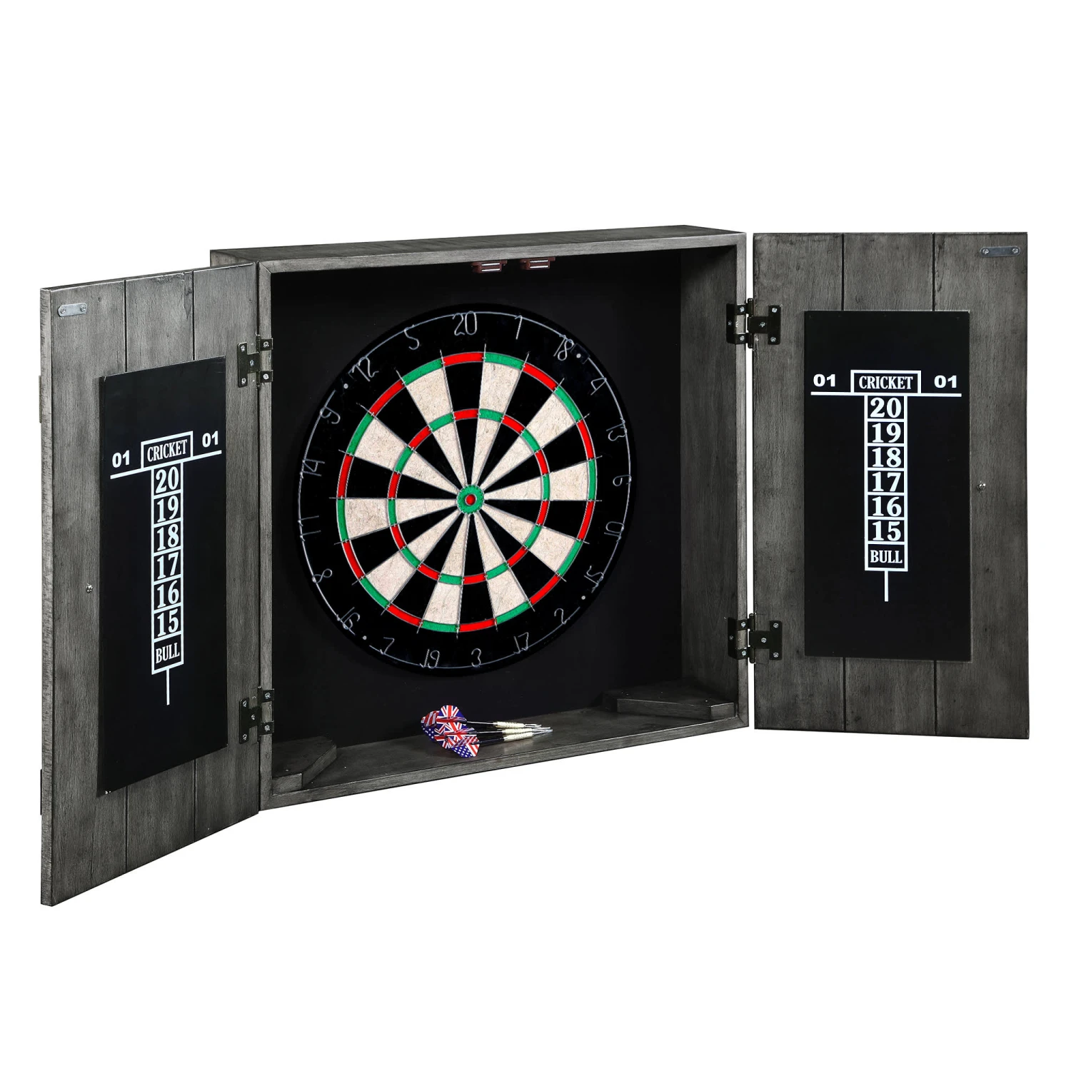 Drifter Solid Wood Dartboard And Cabinet Set - Timberwood 5 Drifter Solid Wood Dartboard And Cabinet Set - Timberwood - Image 3