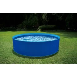 15' Round Cobalt Steel Wall Pool Package