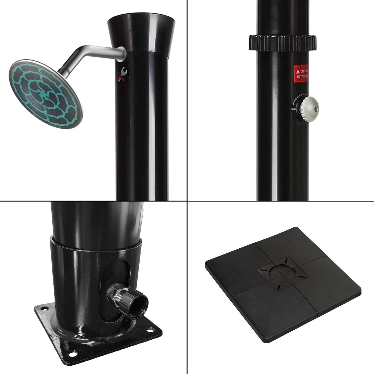 Outdoor Solar Shower With Base 5 Outdoor Solar Shower With Base - Image 3