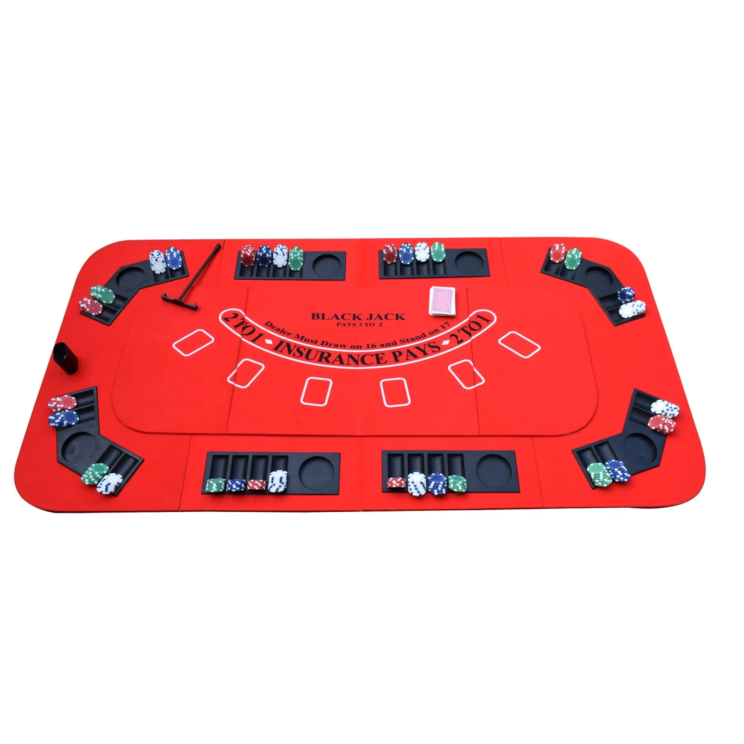 No Limit 62-in Casino 3-in-1 Multi-Game Foldable Table Top Set 3 No Limit 62-in Casino 3-in-1 Multi-Game Foldable Table Top Set