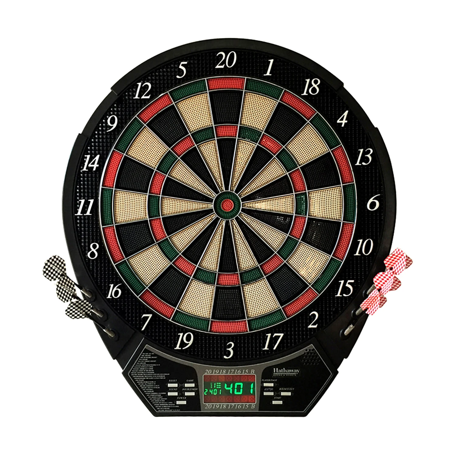 Magnum 15.5-in Electronic Dartboard - 20 Games - Soft Tip 3 Magnum 15.5-in Electronic Dartboard - 20 Games - Soft Tip
